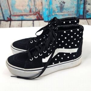 Vans Polka Dot Women’s High-Top‎ Platform Sneakers